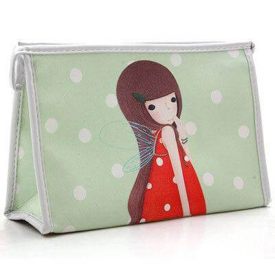 حقيبه للاطفال لحفظ الاغراض منظم اكسسوارات متوفر 5 لون اخضر