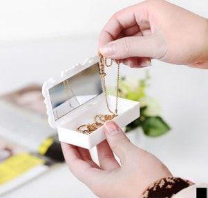 علبه صغيره ملونه لحفظ الاكسسوارات منظم اكسسوارات متوفر 3 لون