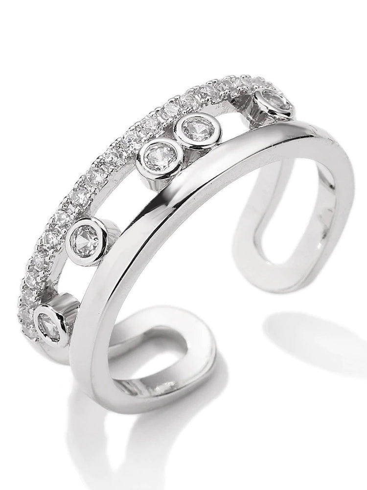 خاتم ميسيكا زركون فري سايز خواتم messika