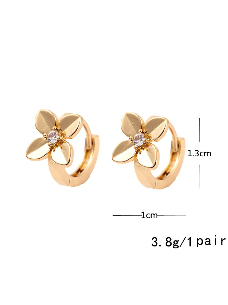 حلق فان كليف صغير كبس حلق van cleef