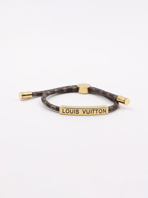 اساور لويس فيتون جلد سبيس SPACE اسواره louis vuitton بني ذهبي