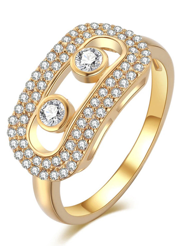 خاتم ميسيكا زركون ستنلس ستيل خواتم messika