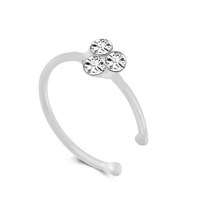 زمام كريستال 3 فصوص زمام متوفر 2 لون فضي