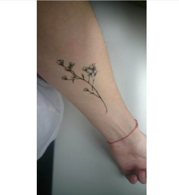 تاتو الغصن تاتوو متوفر 1 لون ملون