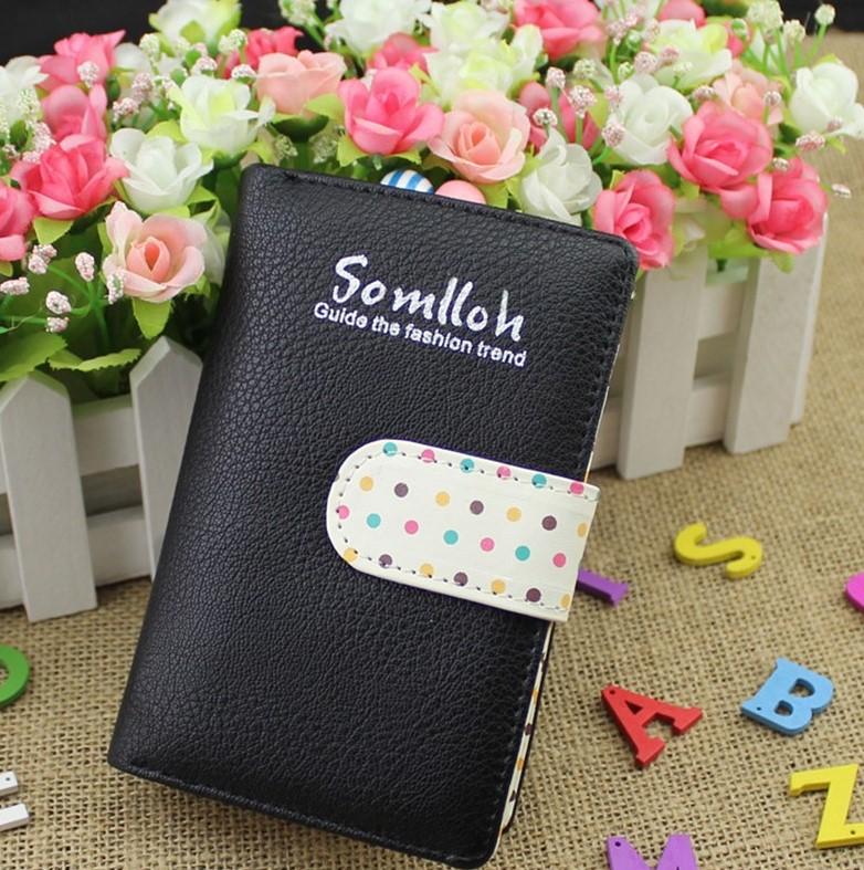محفظة نسائيه ملونه محافظ بوك اسود