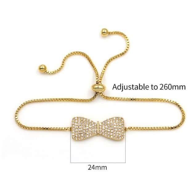 اسوارة فيونكه سحاب زركون اسواره متوفر 3 لون ذهبي