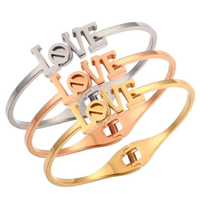 اسوارة كارتير LOVE اسواره متوفر 3 لون