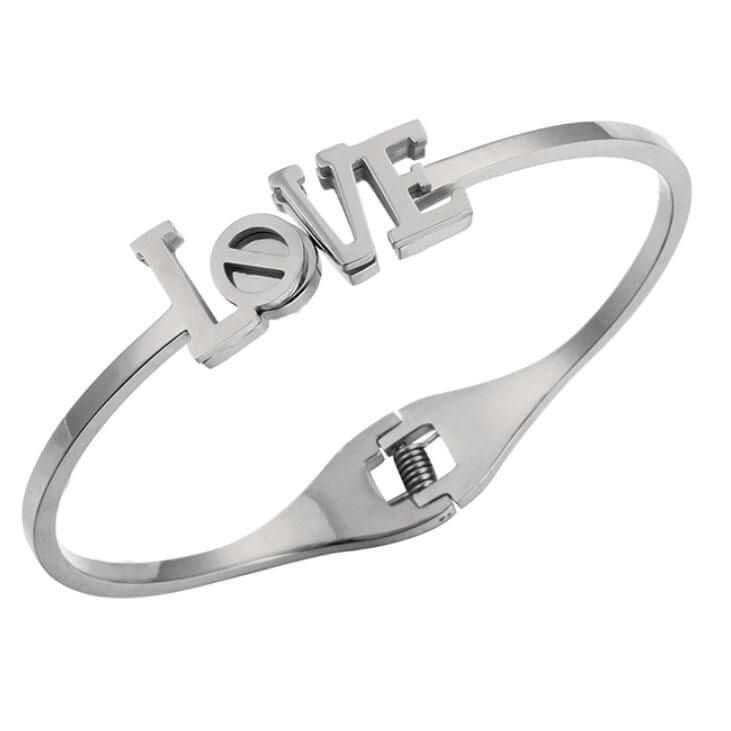 اسوارة كارتير LOVE اسواره متوفر 3 لون فضي