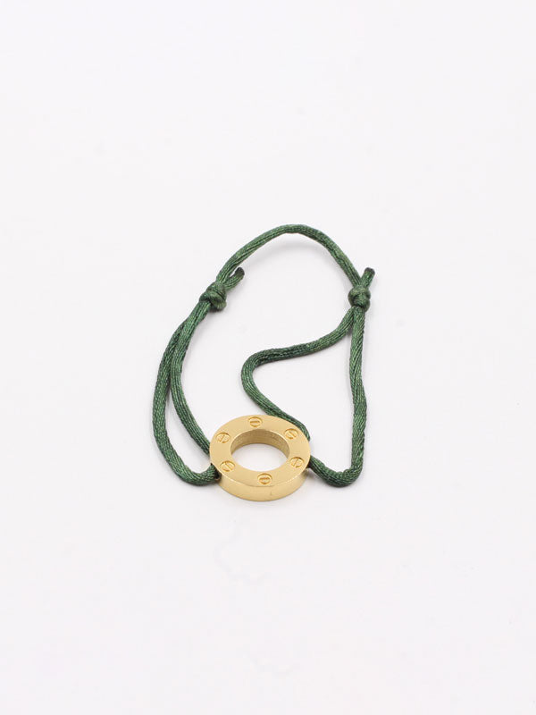 Cartier thread bracelet - أسوارة كارتير خيط اسواره Jewel أخضر ذهبي