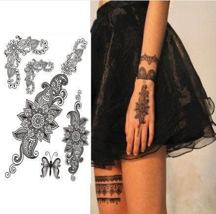 تاتو اسود اشكال مختلفه تاتوو متوفر 10 موديل