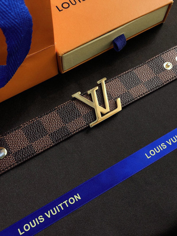 اسواره لويس فيتون نسائي جلد بني اسواره louis vuitton