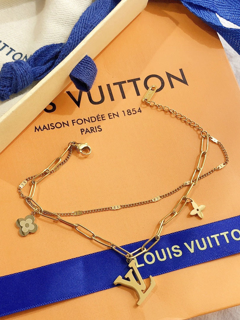 اساور لويس فيتون دبل شاين لوقو اسواره louis vuitton