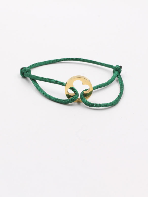 Louis Vuitton string bracelet - أسوارة لويس فيتون خيط اسواره louis vuitton أخضر ذهبي