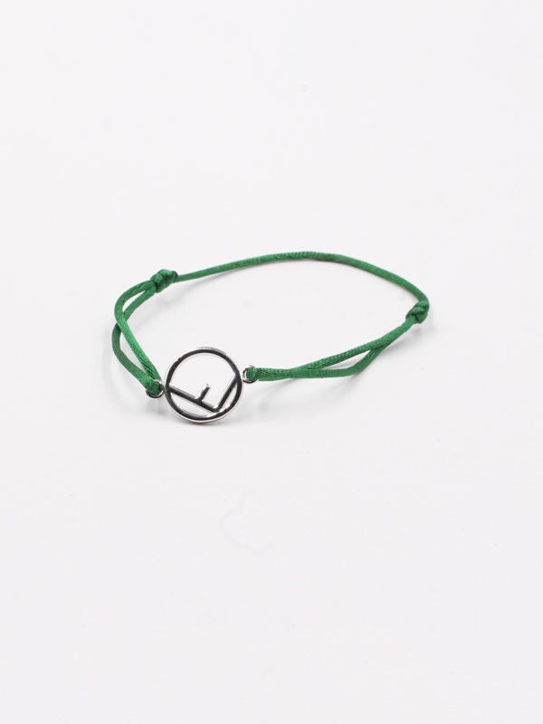 fendi string bracelet - أسوارة فندي خيط اسواره fendi أخضر فضي