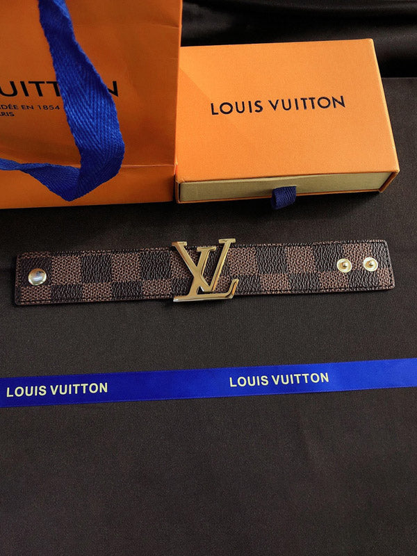 اسواره لويس فيتون نسائي جلد بني اسواره louis vuitton
