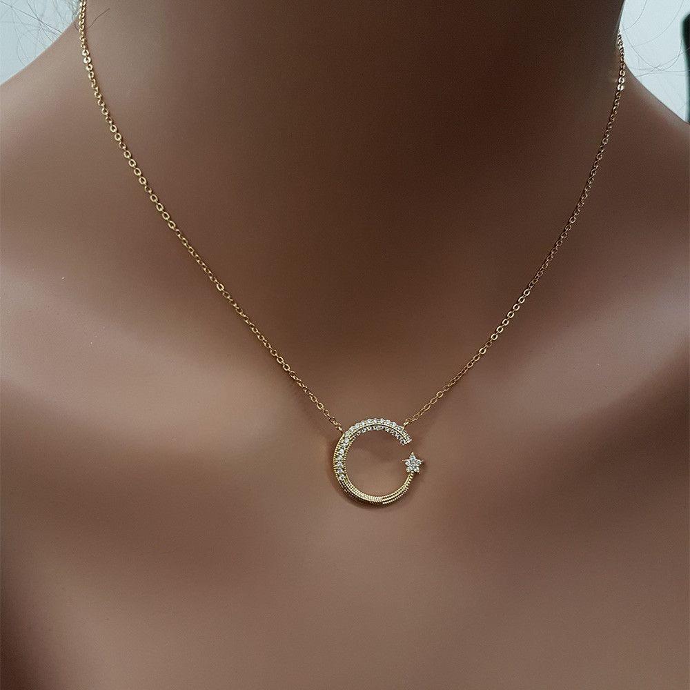 سلسال هلال زركون سلسال متوفر 2 لون