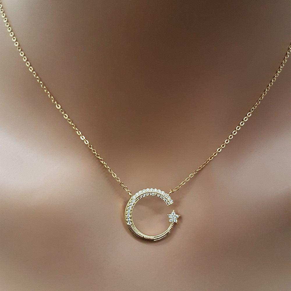 سلسال هلال زركون سلسال متوفر 2 لون