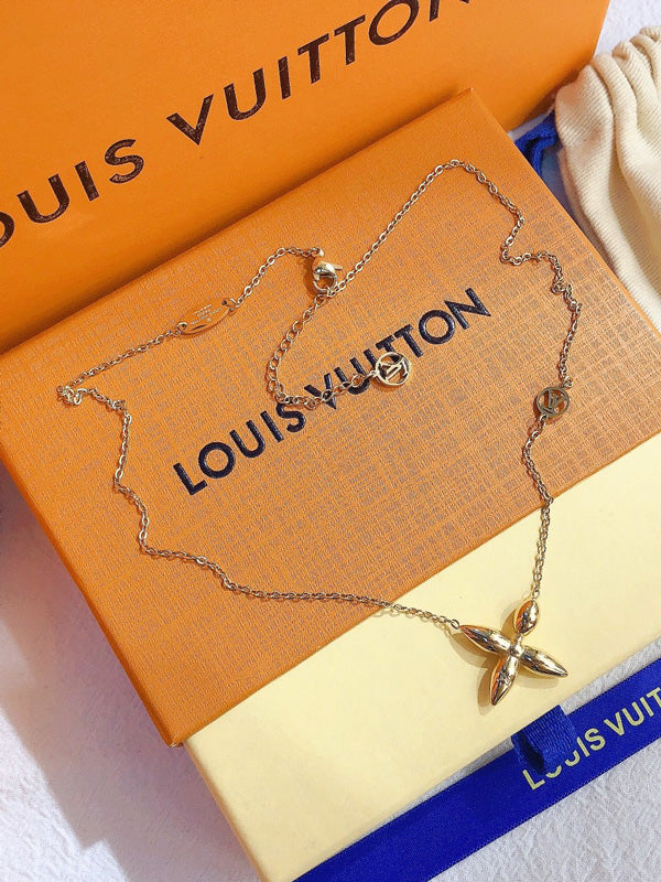 سلسال لويس فيتون الانيق سلسال louis vuitton ذهبي