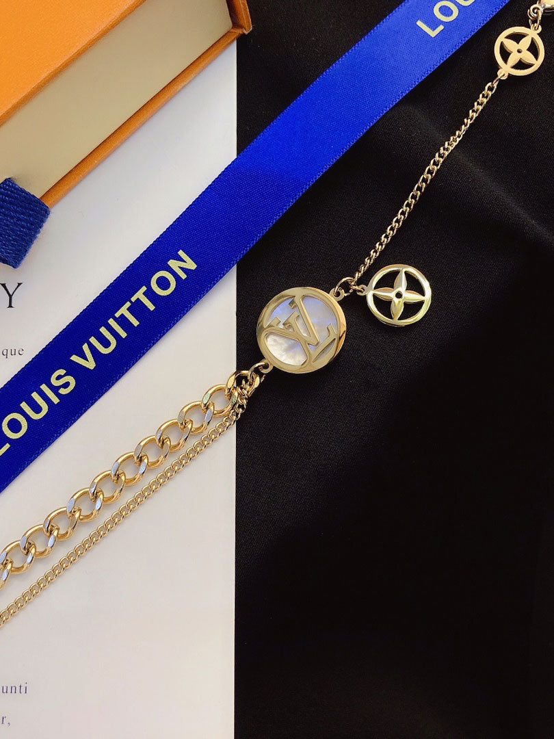 اساور لويس فيتون قولد اند وايت شيل اسواره louis vuitton