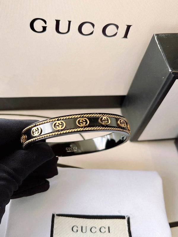 اسوارة قوتشي بلاك ادشن لوقو اسواره gucci