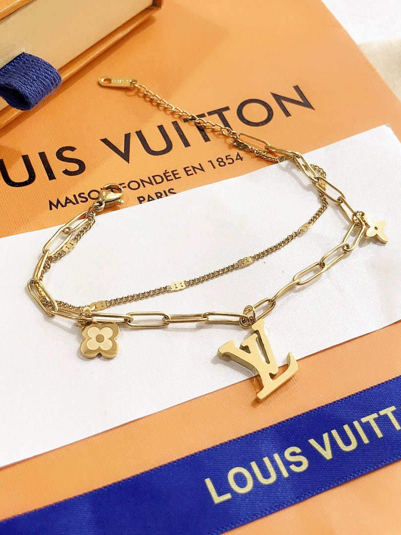 اساور لويس فيتون دبل شاين لوقو اسواره louis vuitton