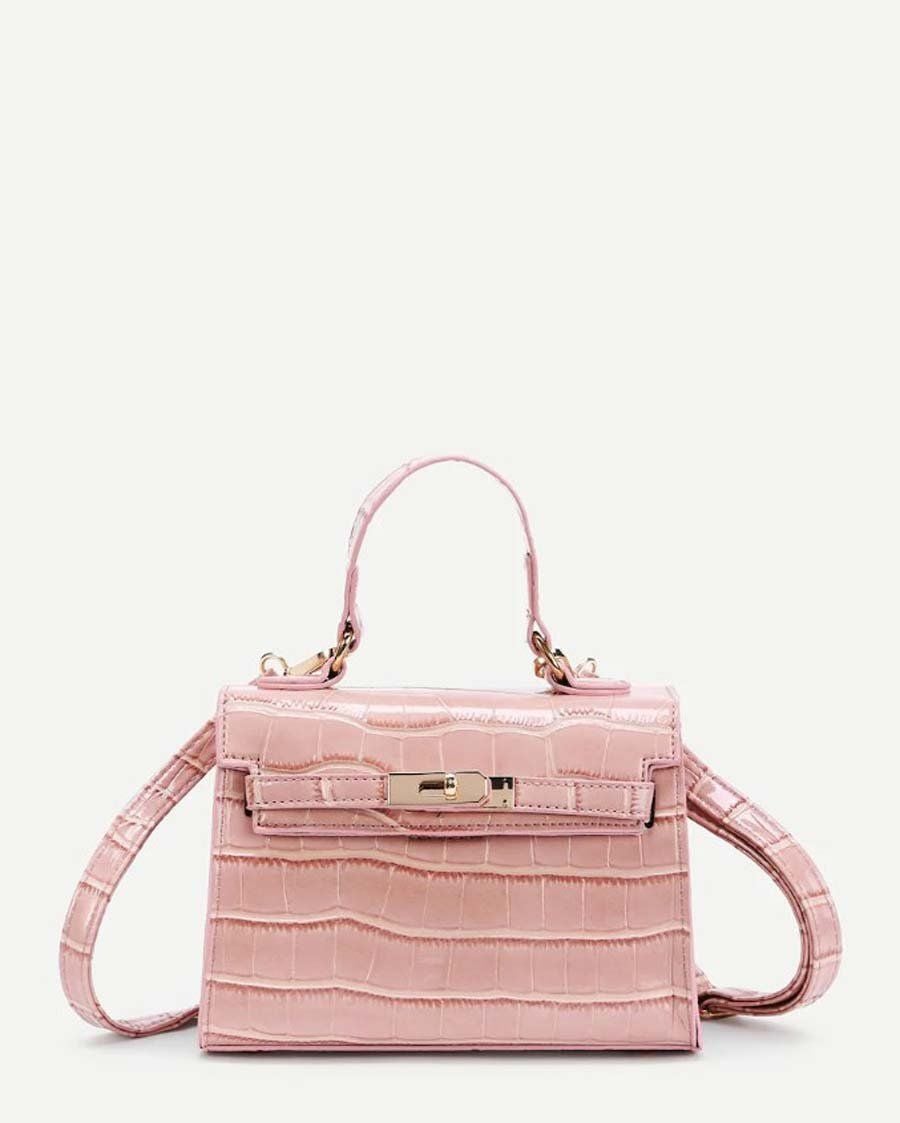 شنطه جلد ثعبان صغيره شنط وحقائب شنط وردي