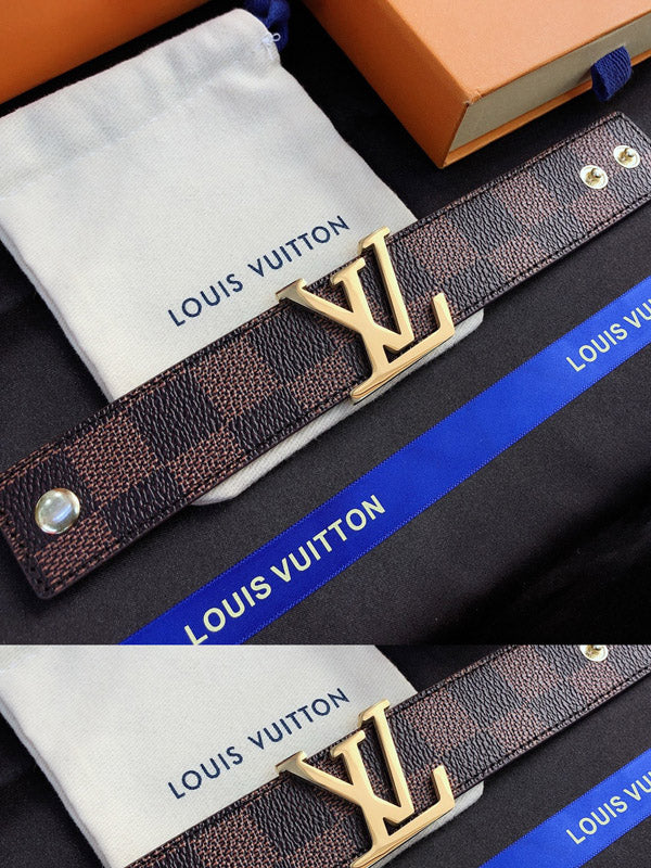اسواره لويس فيتون نسائي جلد بني اسواره louis vuitton