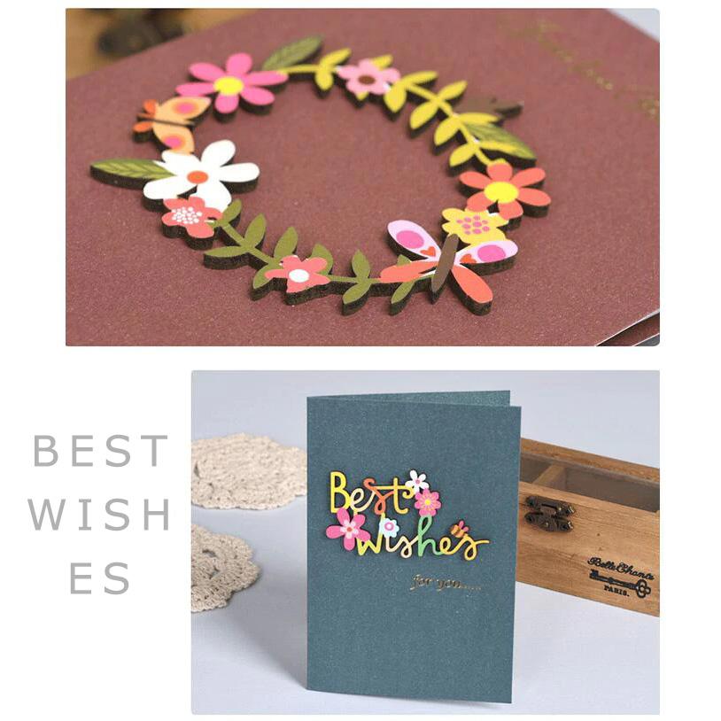 كرت هدايا امنيات best wishes هدايا متوفر 3 لون 1