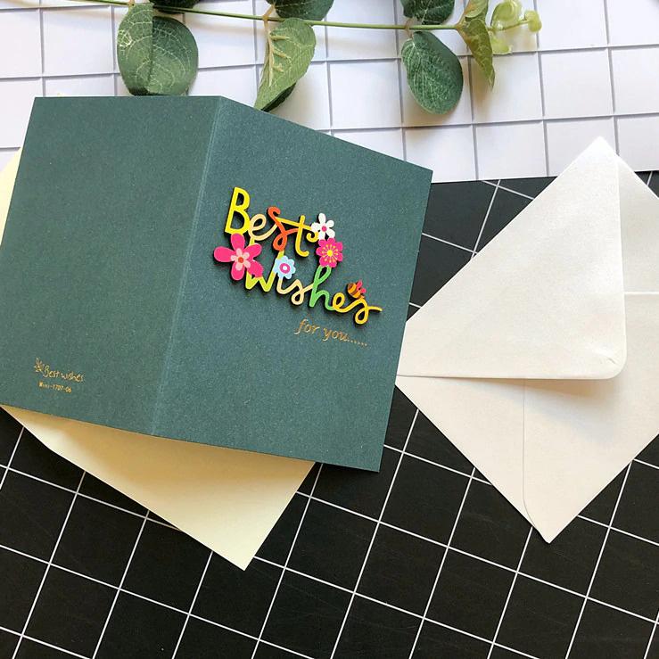 كرت هدايا امنيات best wishes هدايا متوفر 3 لون