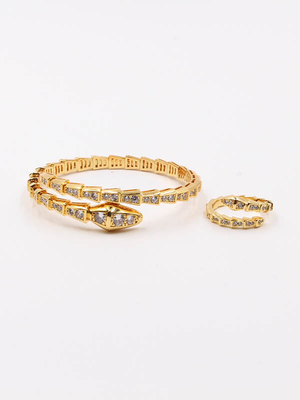 سوار بولغاري زركون اسواره bvlgari ذهبي