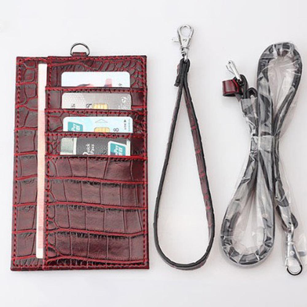 محفظة جوال وكروت جلد التمساح محافظ بوك