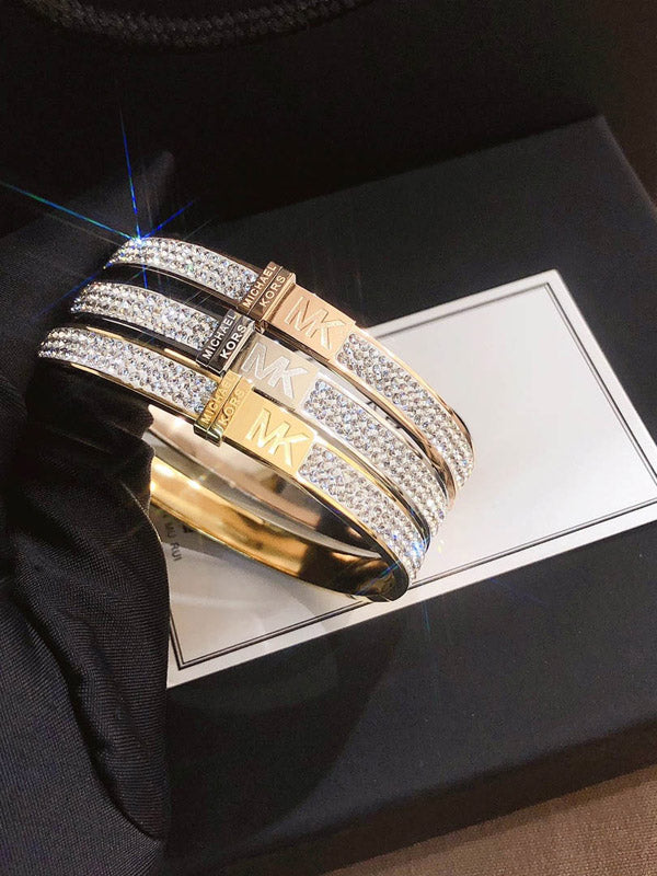 اسوارة مايكل كورس كريستال لوقو MK اسواره Michael Kors