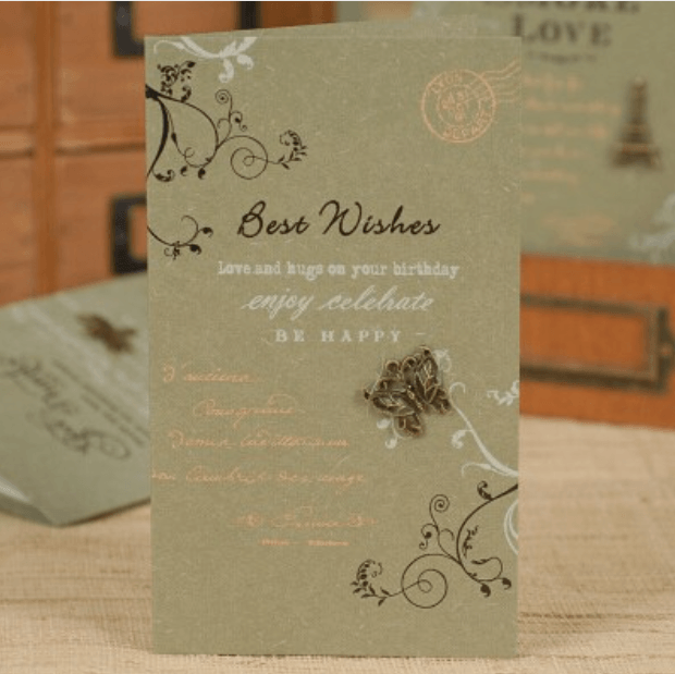 كرت هدايا سبشل قرين كارد هدايا متوفر 3 لون 3