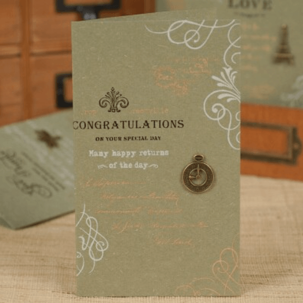 كرت هدايا سبشل قرين كارد هدايا متوفر 3 لون 2