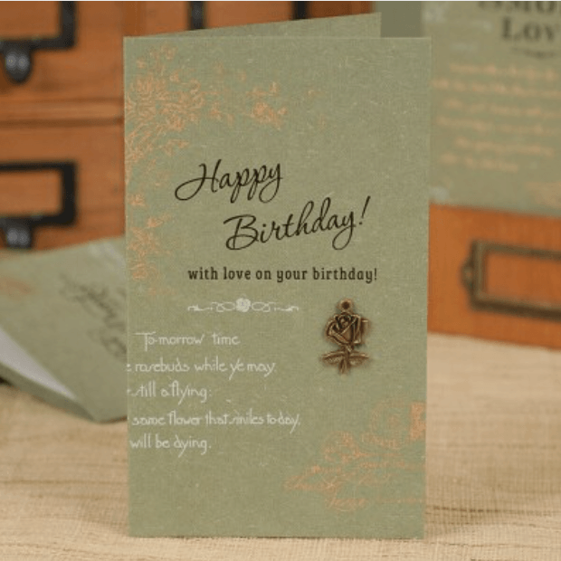 كرت هدايا سبشل قرين كارد هدايا متوفر 3 لون 1