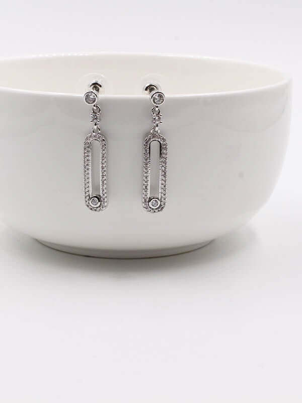 حلق ميسيكا messika فضي