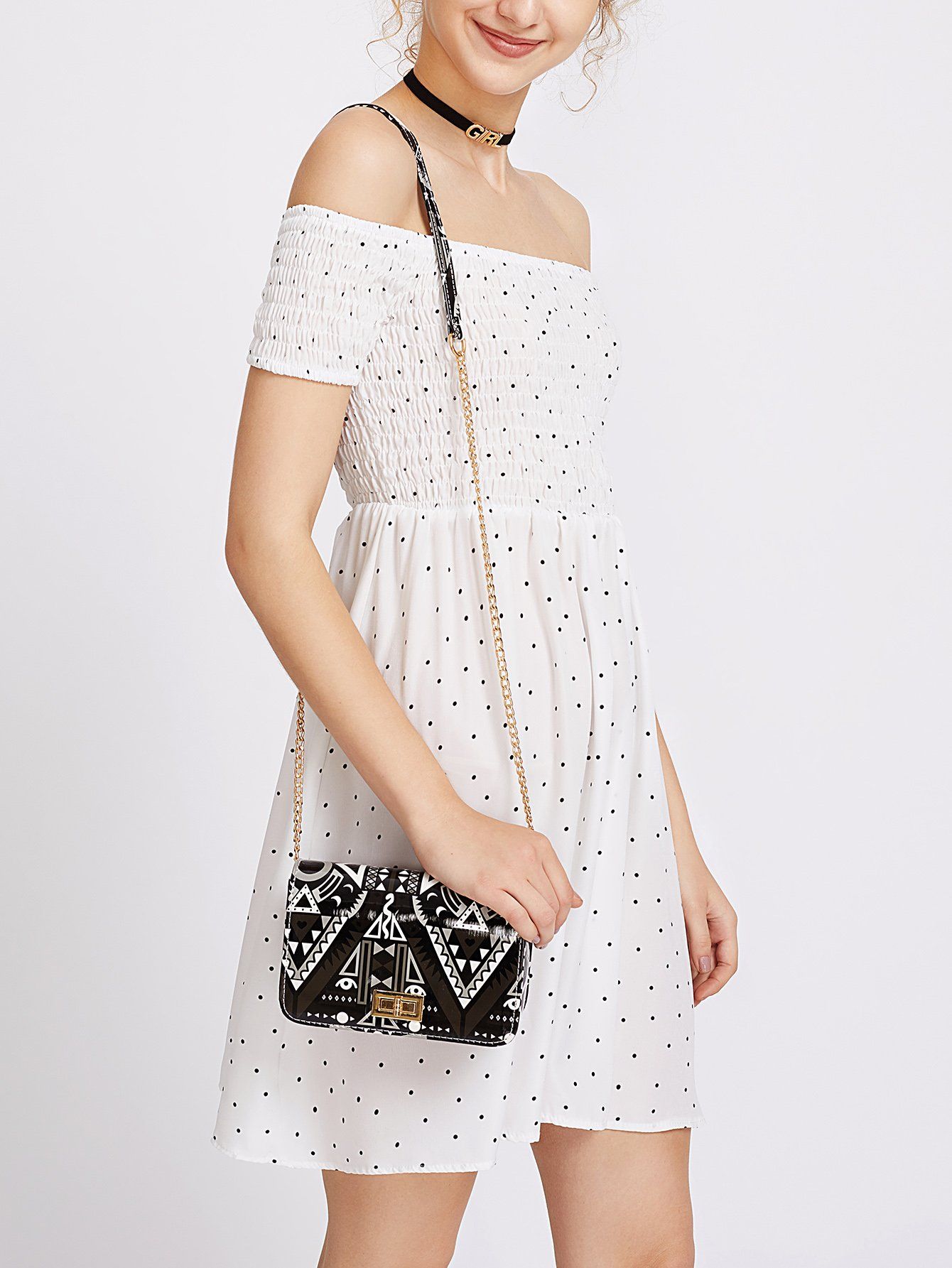 شنطه نسائيه كاجوال هندسي الشكل تويست شنط وحقائب شنط