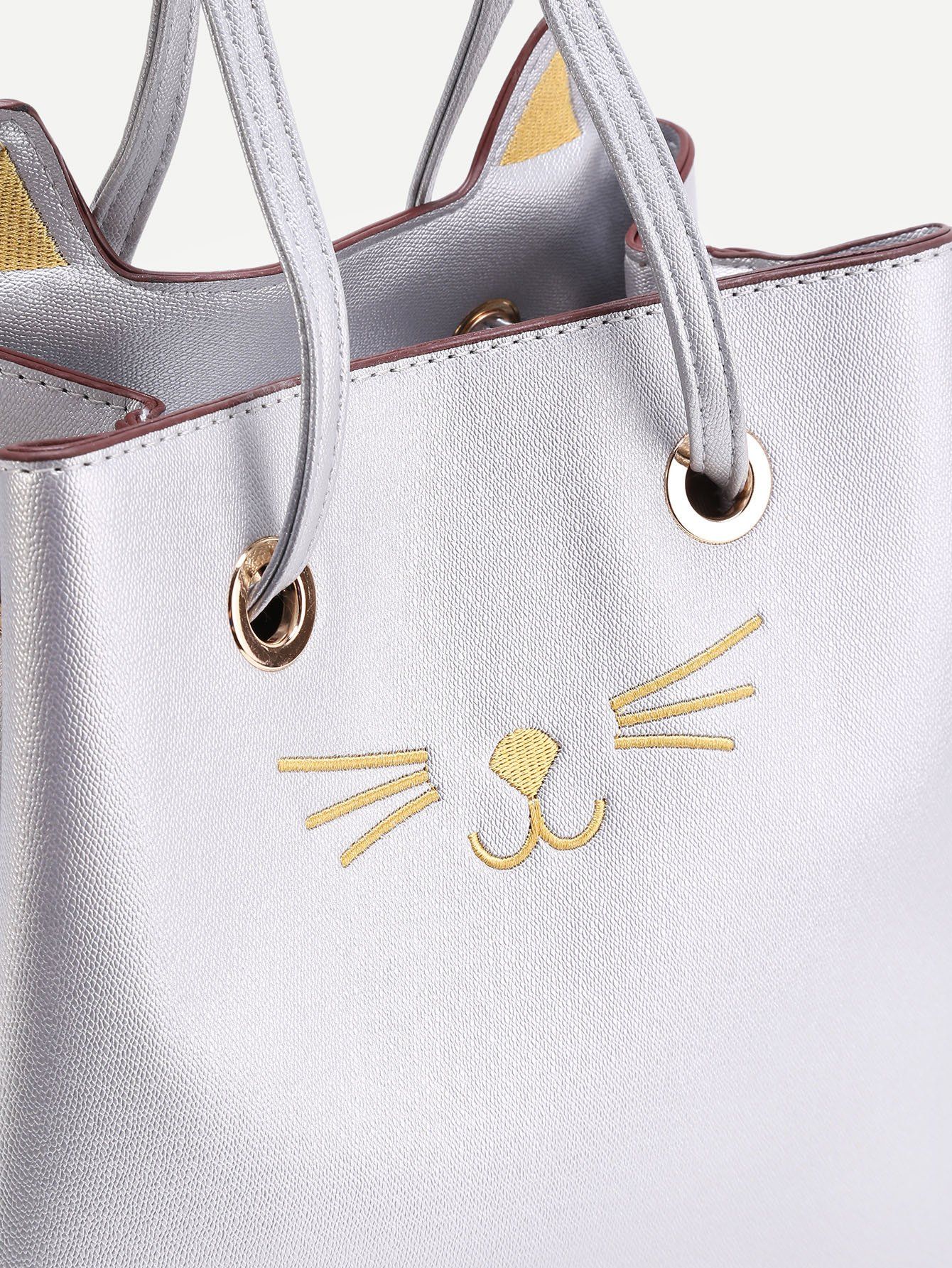 شنطه كات فضيه انيقه شنط وحقائب متوفر 1 لون