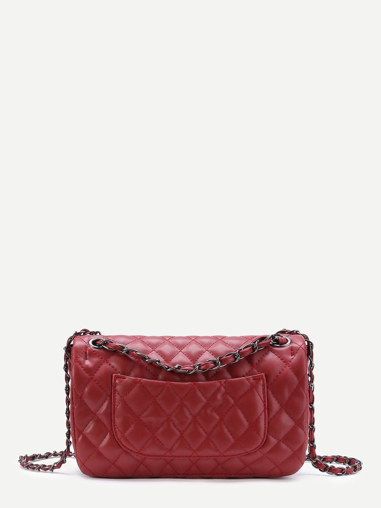 شنطه سكويرز ليذر عنابي شنط وحقائب متوفر 4 لون