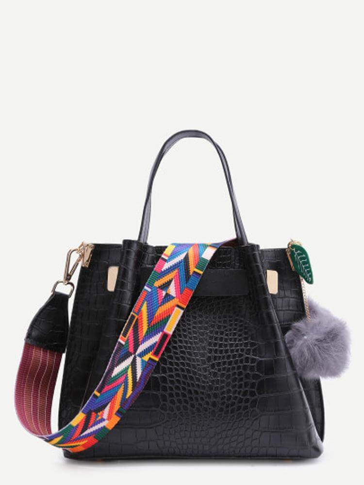 حقيبة يد سوداء شنط وحقائب متوفر 1 لون اسود