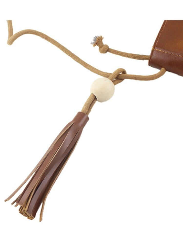 حقيبة كتف مزينة بشراشيب ولها يد طويلة شنط وحقائب متوفر 1 لون