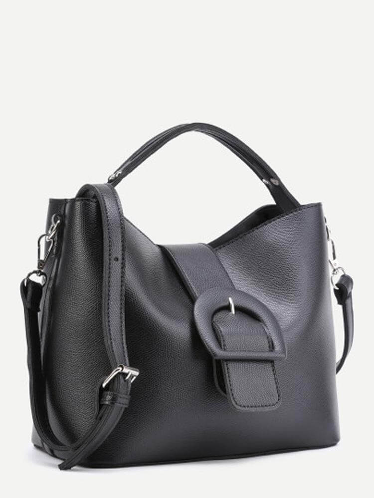 حقيبة سمبل دبل باقز أنيقة للنساء شنط وحقائب متوفر 1 لون