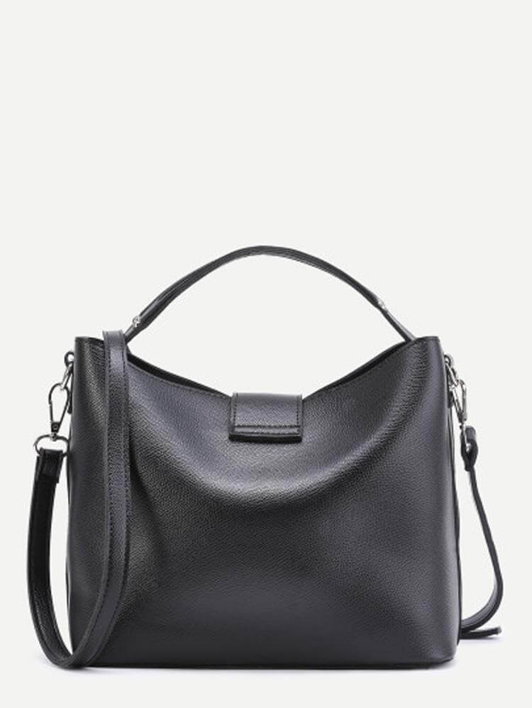 حقيبة سمبل دبل باقز أنيقة للنساء شنط وحقائب متوفر 1 لون