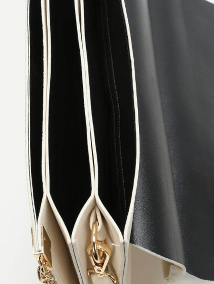 حقيبة كتف بسلسلة شنط وحقائب متوفر 2 لون