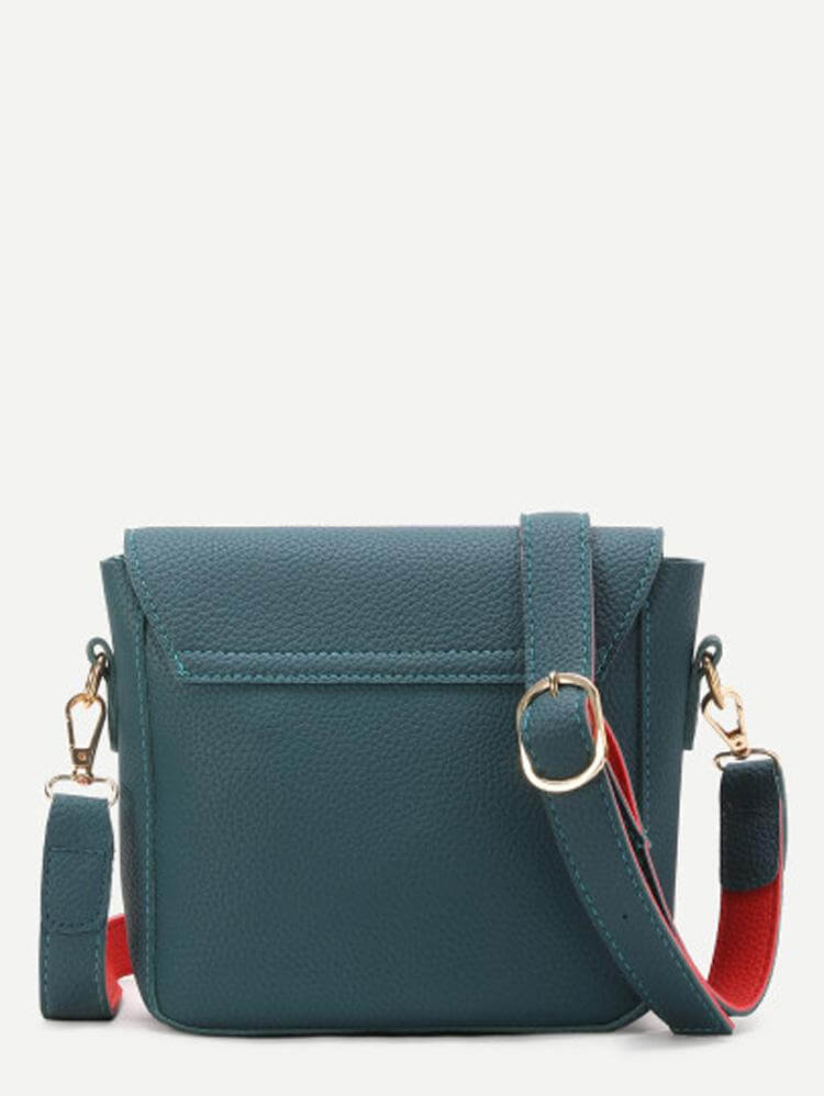 حقيبة نسائية جلد بتفصيل مميز شنط وحقائب متوفر 2 لون