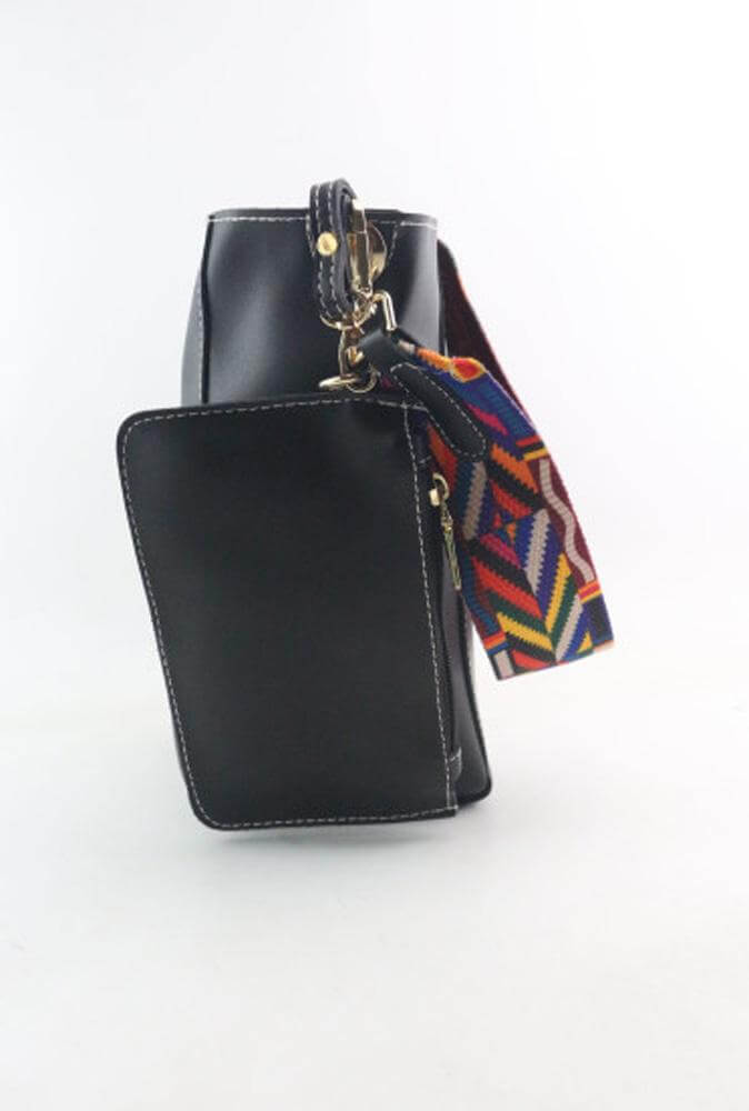 حقيبة نسائية كبيرة بمحفظة صغيرة منفصلة شنط وحقائب متوفر 1 لون