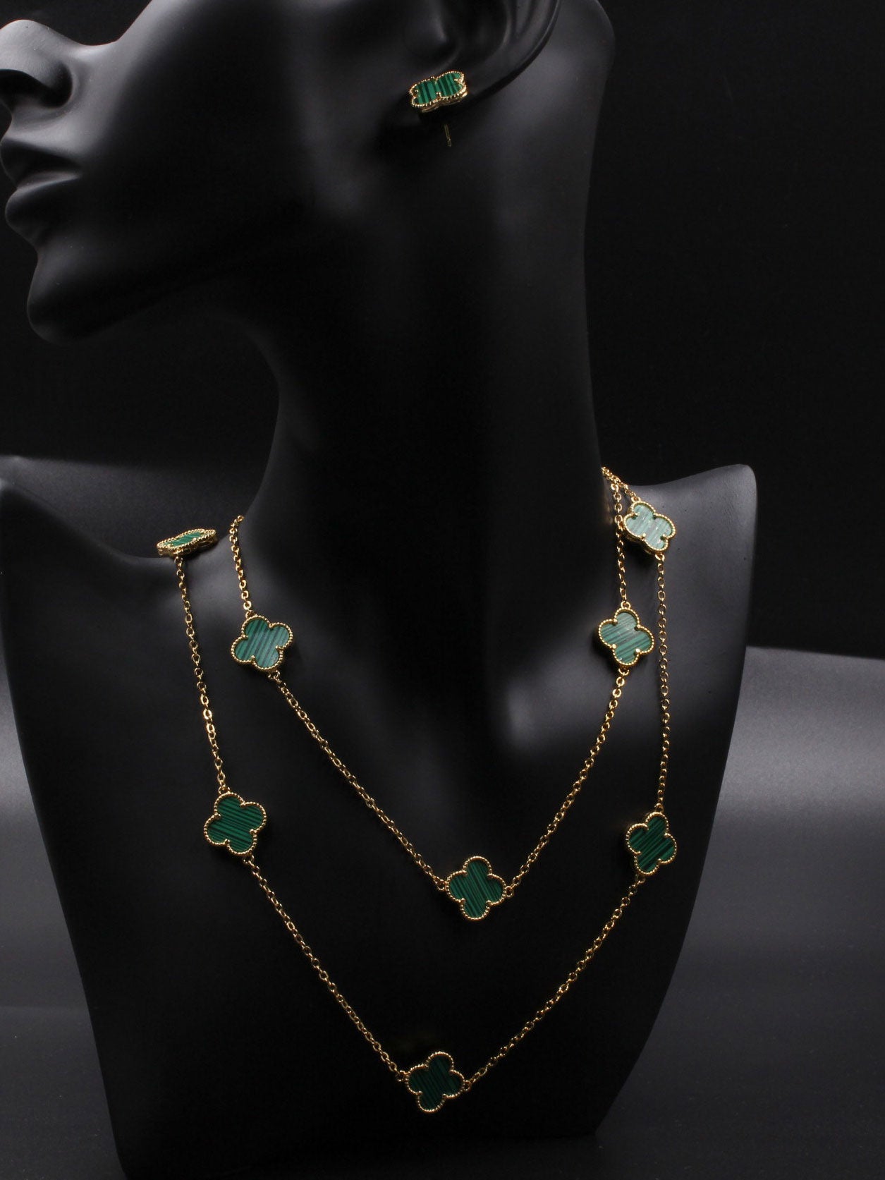 طقم فان كليف طويل - درجة اولى اطقم van cleef اخضر