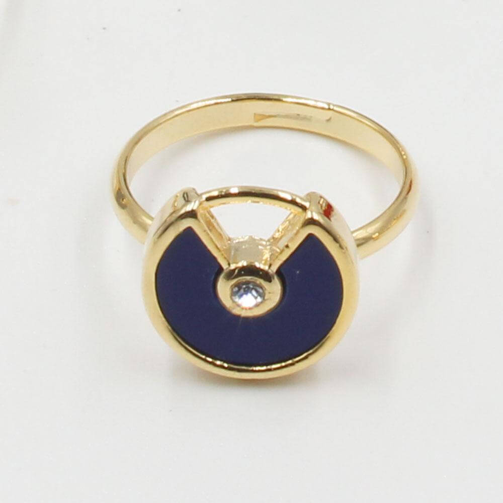 خاتم كارتير ملون كوري خواتم CARTIER ازرق ذهبي