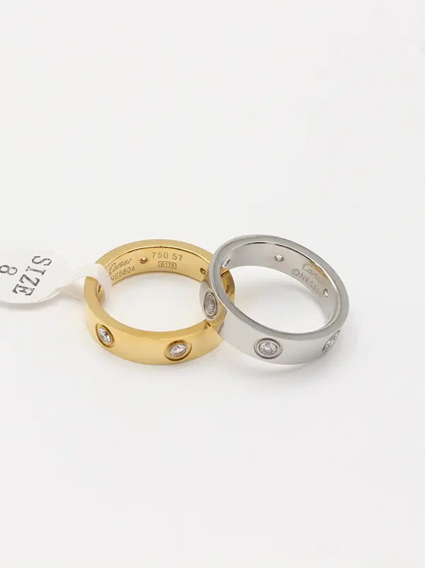 خاتم كارتير لوف فل زركون لوقو خواتم CARTIER