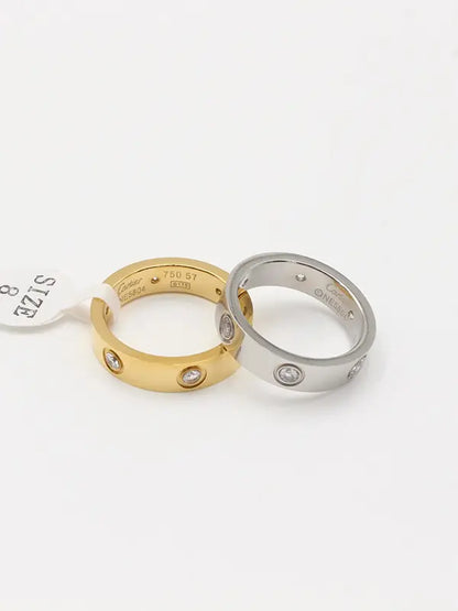 خاتم كارتير لوف فل زركون لوقو خواتم CARTIER